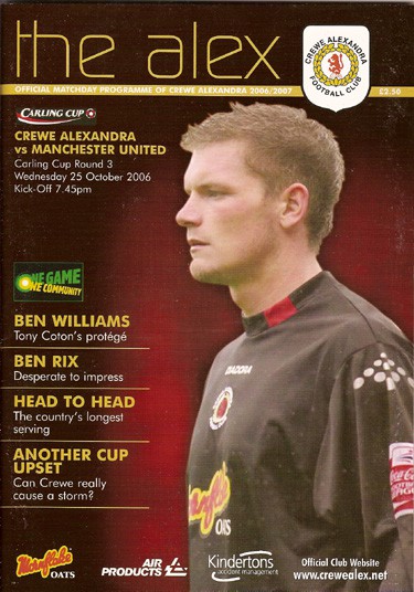 Crewe Alexandra FC v Manchester United FC